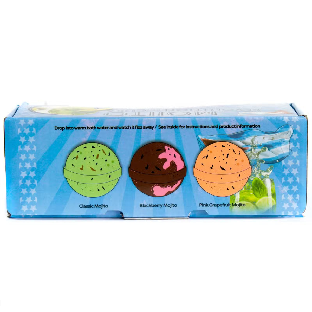 3 x 150g Mojito Bath Bombs