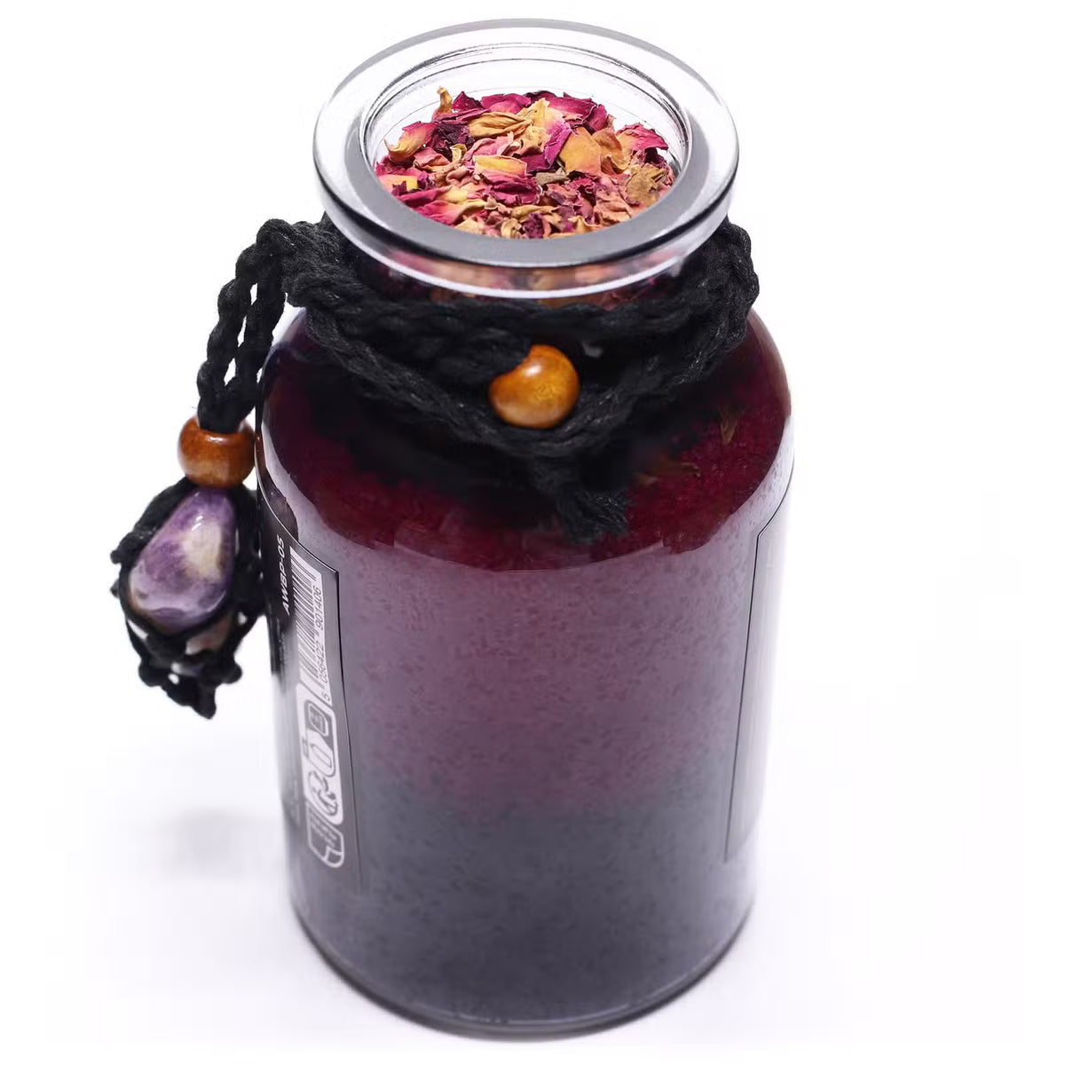 Ancient Witch Seduction Bath Spell Potion with Amethyst Necklace