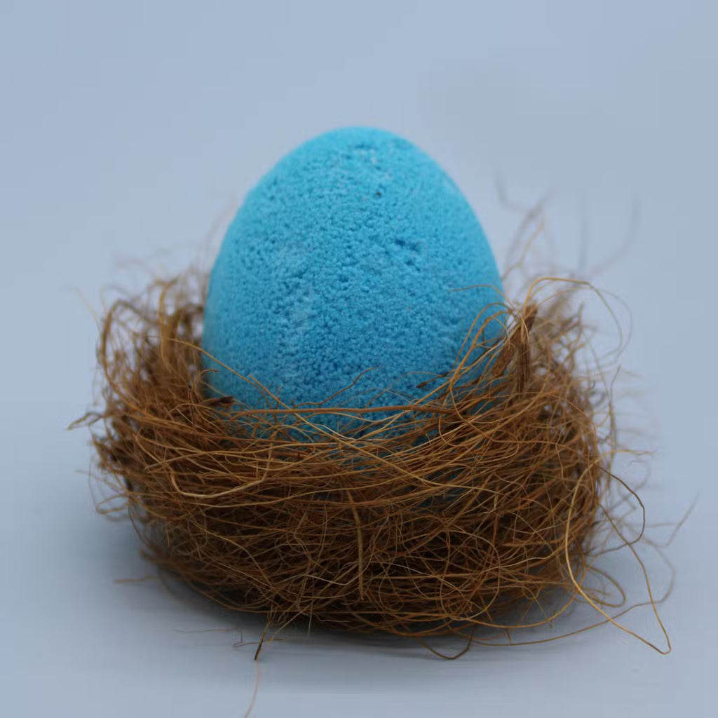 6 x 60g Bath Eggs in Tray - Blueberry