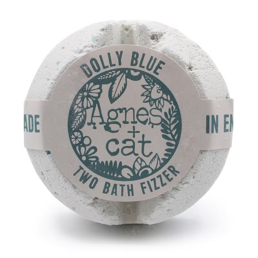 Agnes + Cat Bath Fizzer Dolly Blue 210g