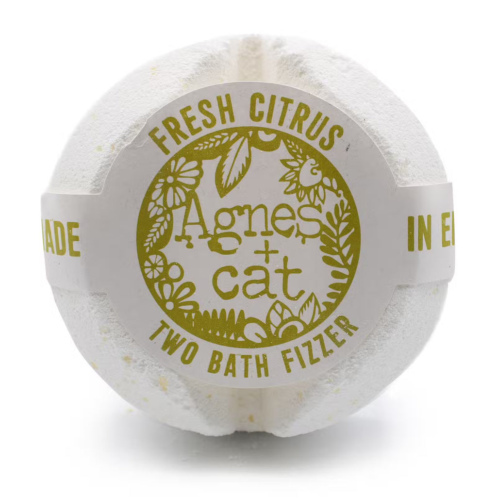 Agnes + Cat Bath Fizzer Fresh Citrus 210g