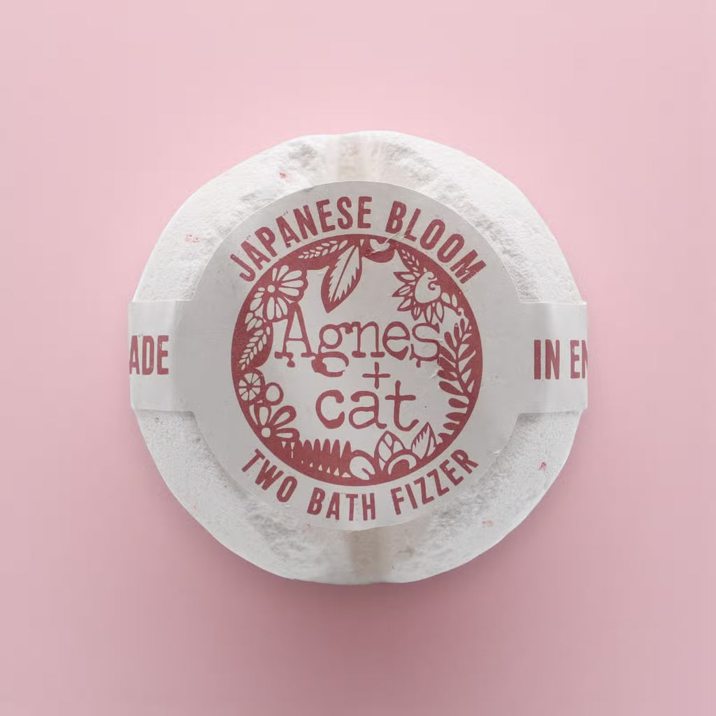 Agnes + Cat Bath Fizzer Japanese Bloom 210g