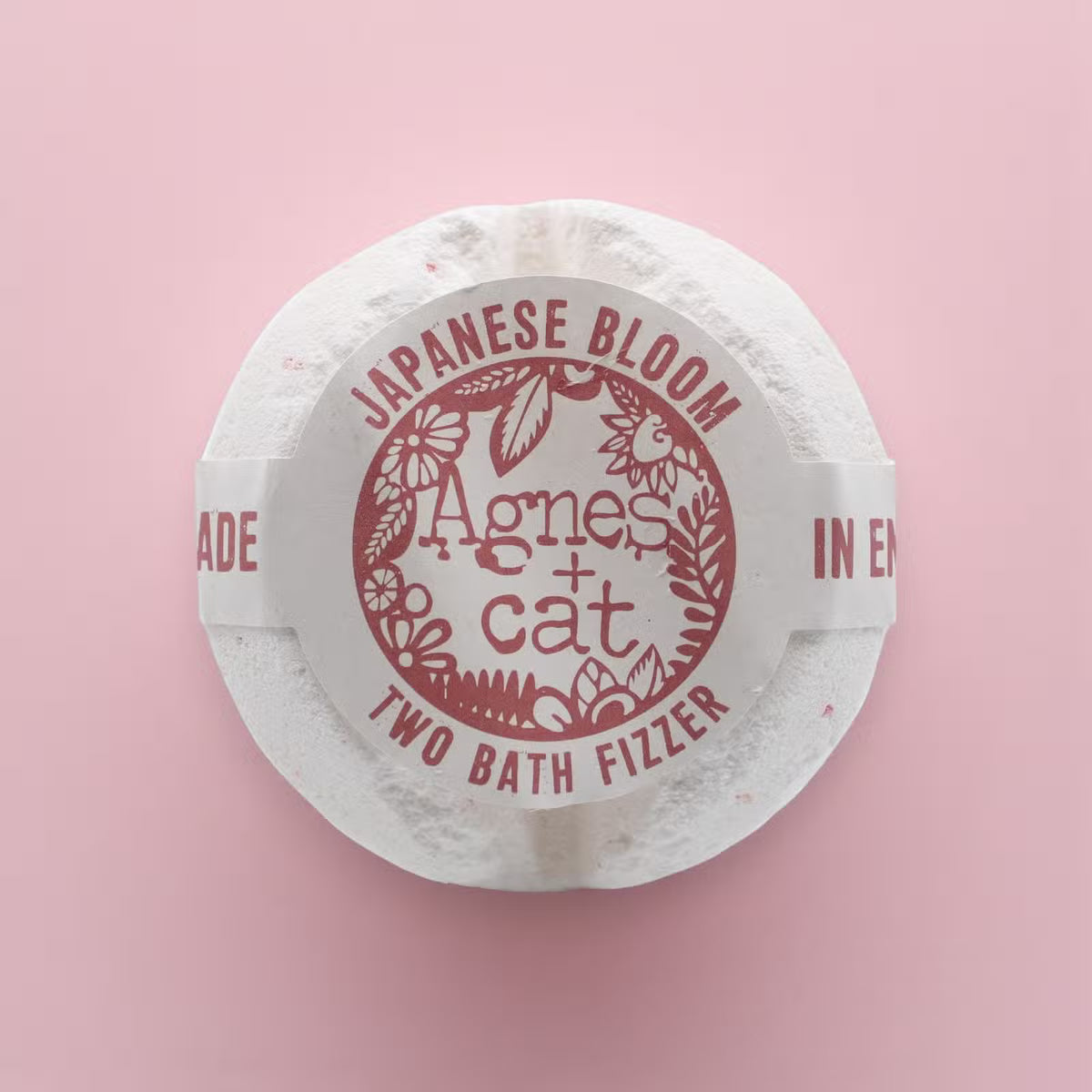 Agnes + Cat Bath Fizzer Japanese Bloom 210g