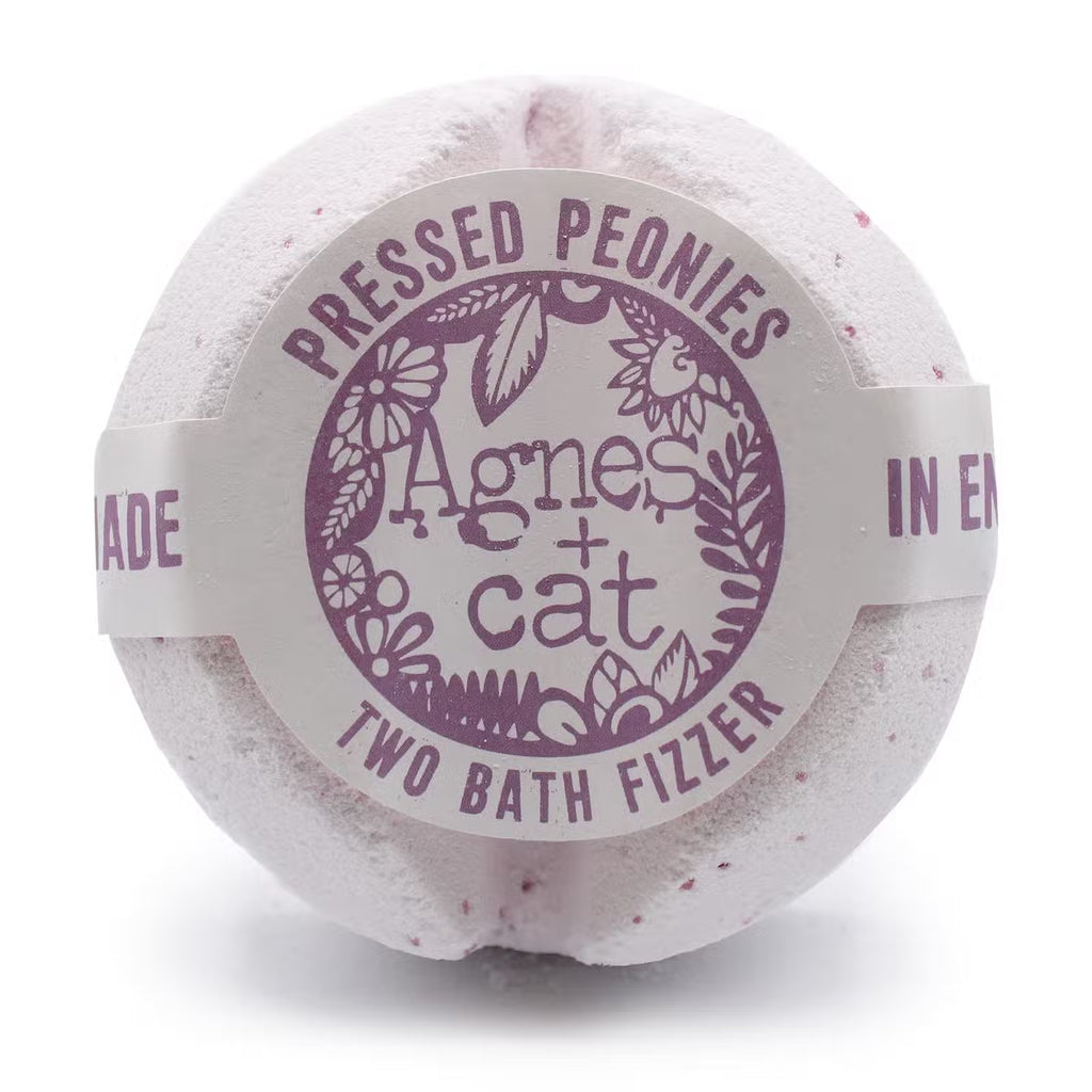 Agnes + Cat Bath Fizzer Pressed Peonies 210g