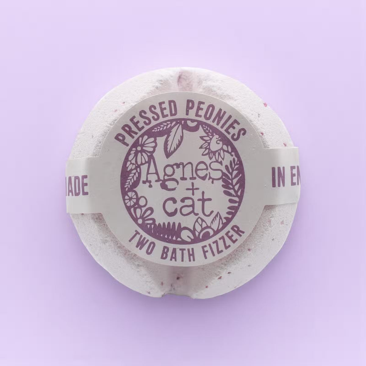 Agnes + Cat Bath Fizzer Pressed Peonies 210g