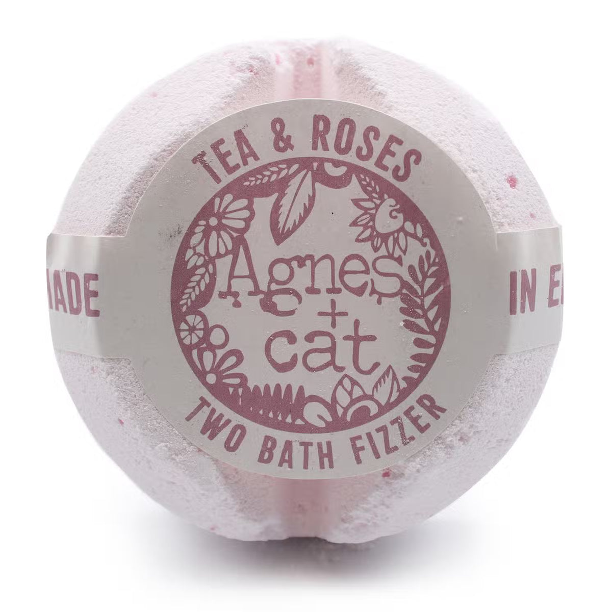 Agnes + Cat Bath Fizzer Tea and Roses 210g