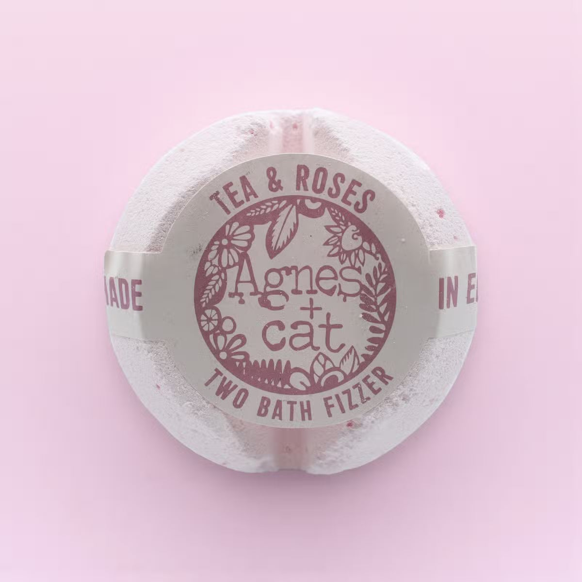 Agnes + Cat Bath Fizzer Tea and Roses 210g