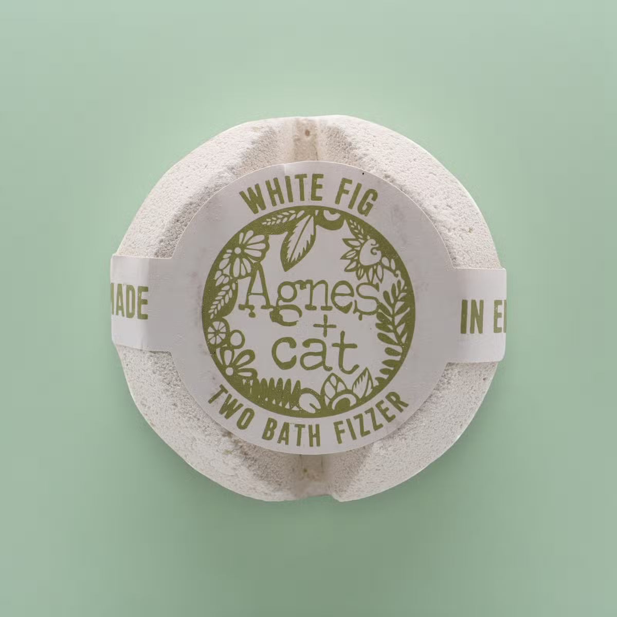 Agnes + Cat Bath Fizzer White Fig 210g