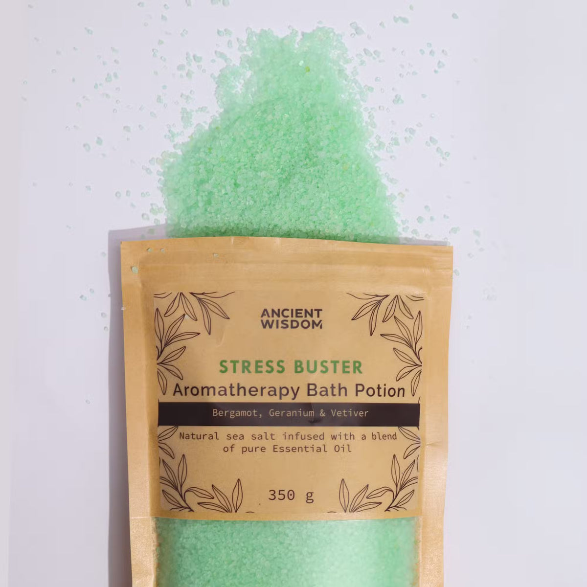 Bergamot, Geranium & Vetiver 'STRESS BUSTER' Bath Potion 350g