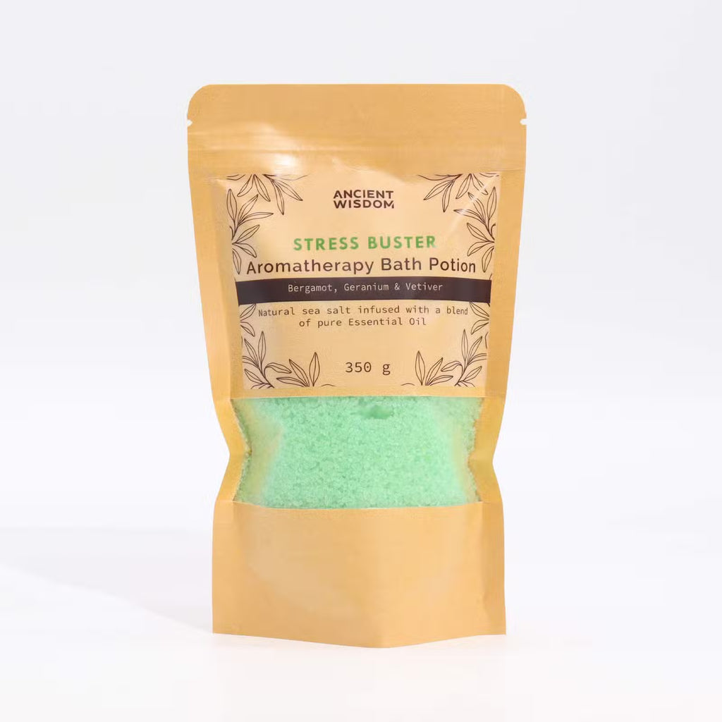 Bergamot, Geranium & Vetiver 'STRESS BUSTER' Bath Potion 350g