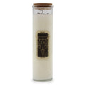 BALANCE Magic Spell Candle with Black Agate & White Jasper Gemstones & Ylang Ylang