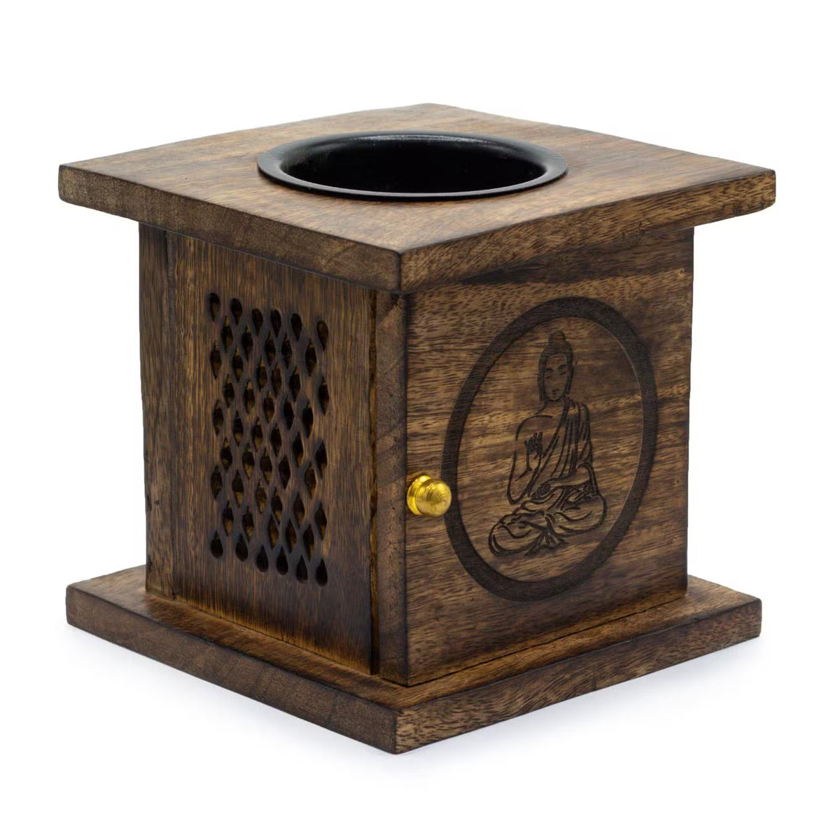 Large Mango Box Burner 12 x 12cm - Buddha