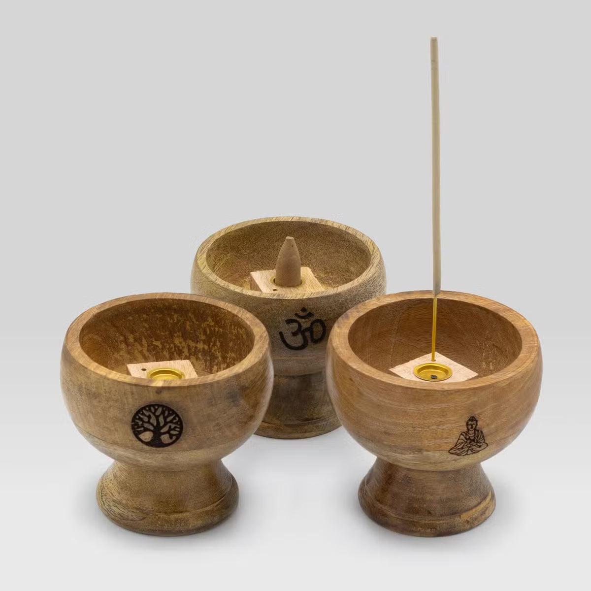 Buddha Ritual Bowl Incense Cone Holder 11 x 6cm