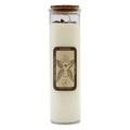 CONFIDENCE Magic Spell Candle with Tiger Eye Gemstones & Cinnamon