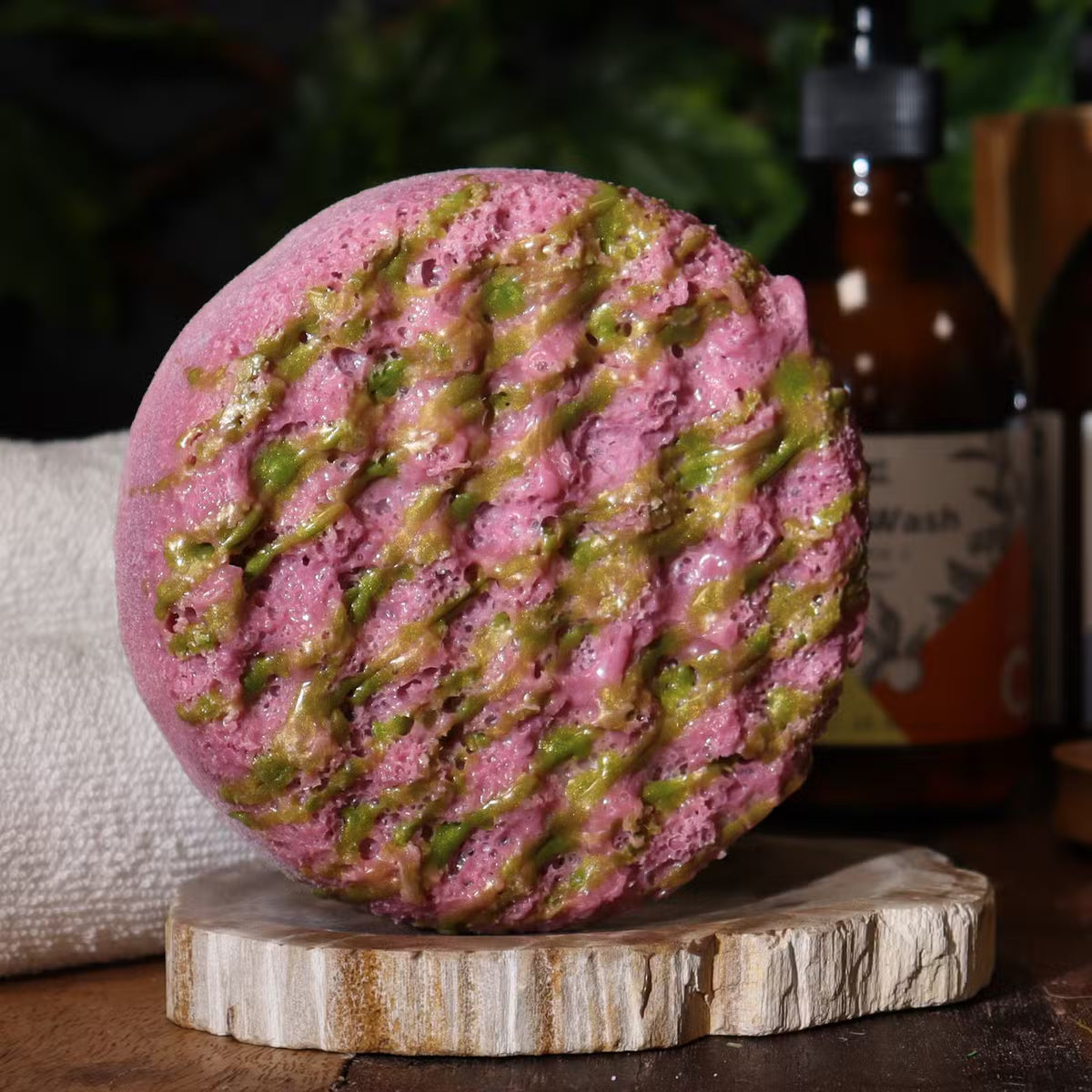 Emerald Truffle Triple Butter Soap Sponge