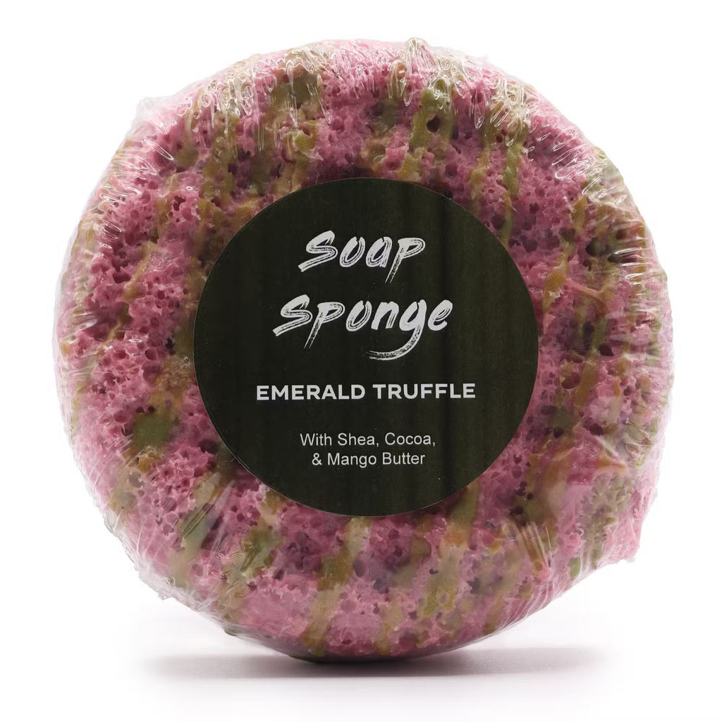 Emerald Truffle Triple Butter Soap Sponge