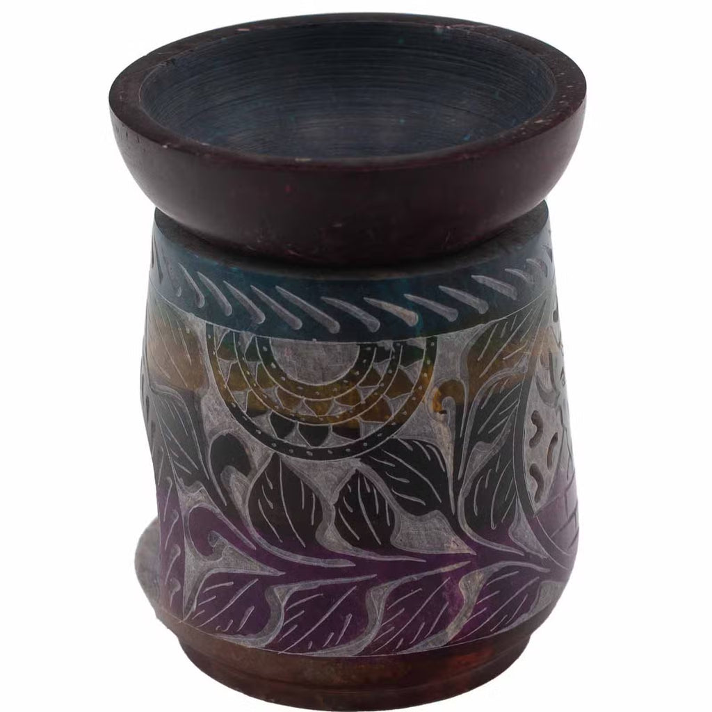 Large Soapstone Elephant Oil Burner 13 x 10cm