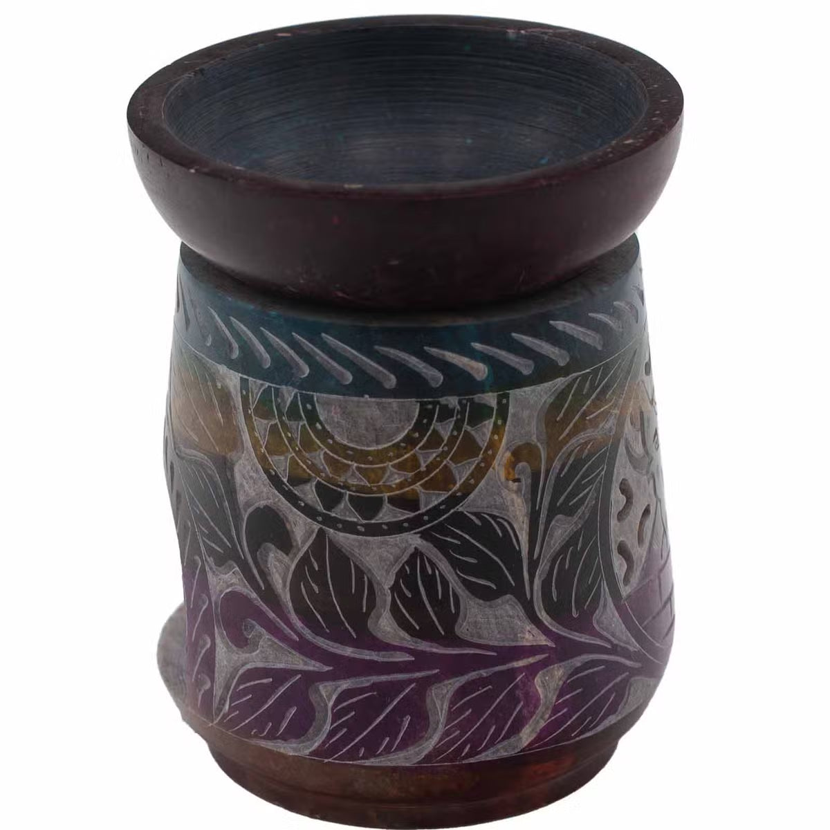 Large Soapstone Elephant Oil Burner 13 x 10cm