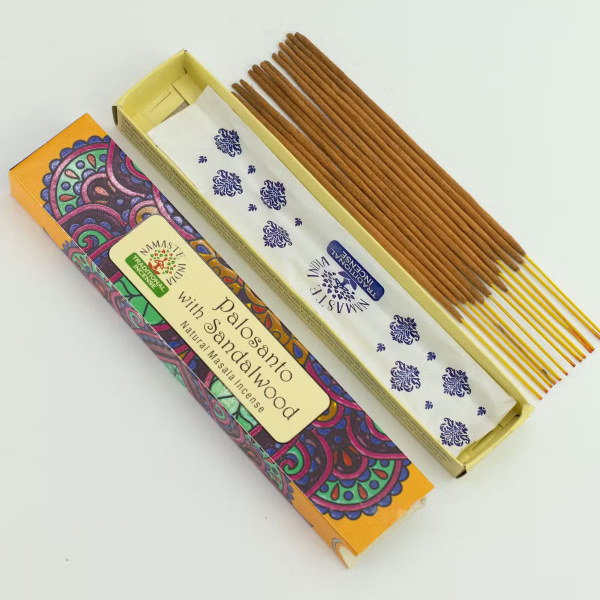 Namaste Mandala Masala Incense 39g - Palo Santo with Sandalwood