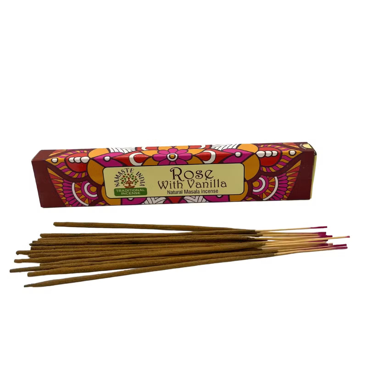 Namaste Mandala Masala Incense 39g - Rose With Vanilla
