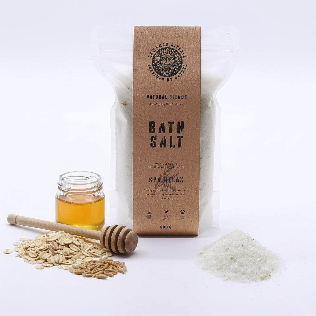 Aromatherapy Epsom Bath Salts with Oats and Honey 800g