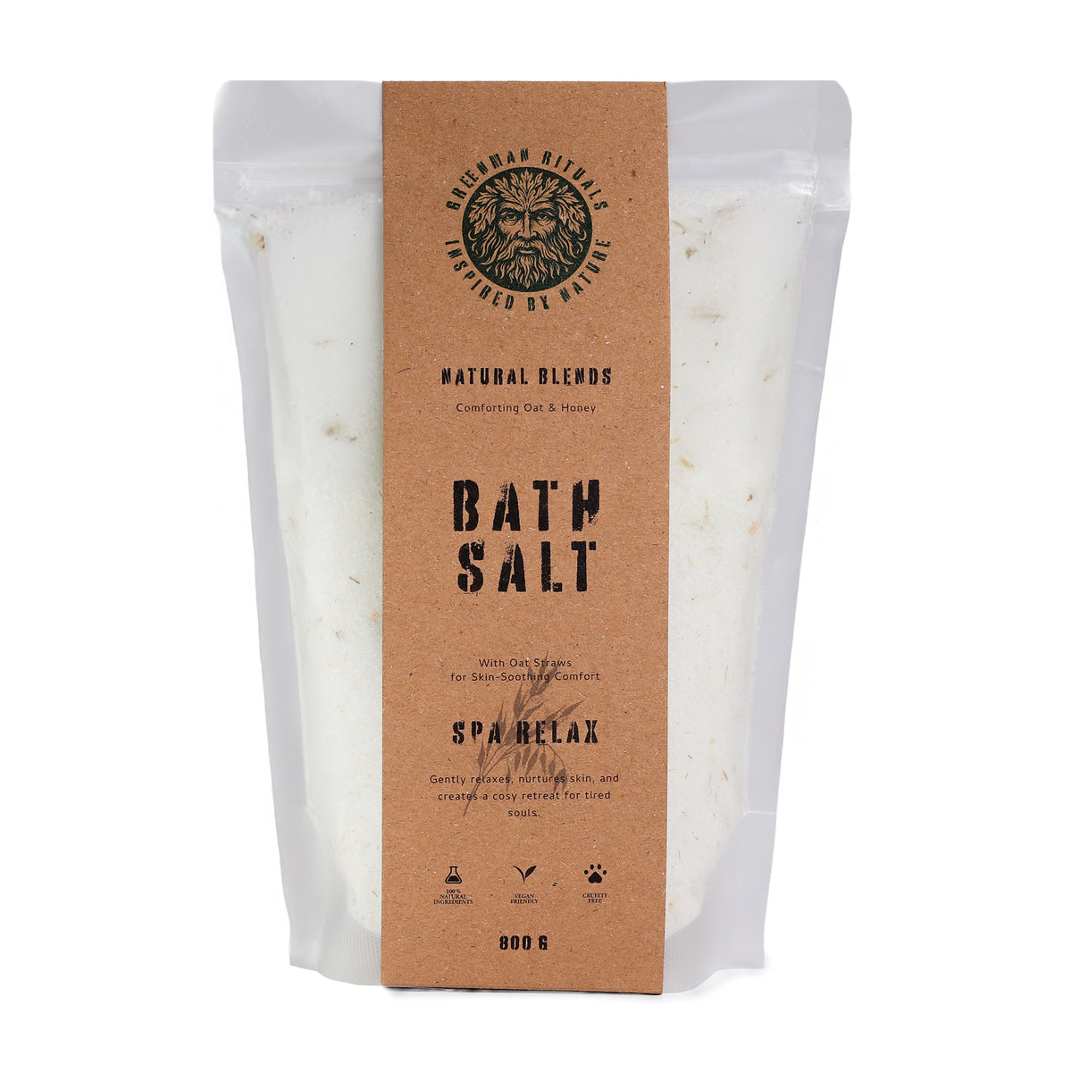 Aromatherapy Epsom Bath Salts with Oats and Honey 800g