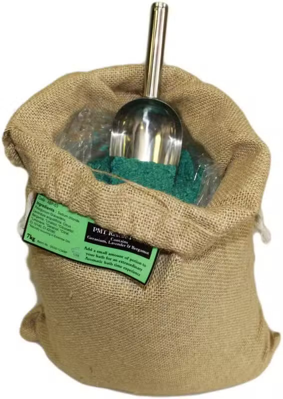Geranium, Lavender & Bergamot 'PMT' Bath Potion 7kg Hessian Sack