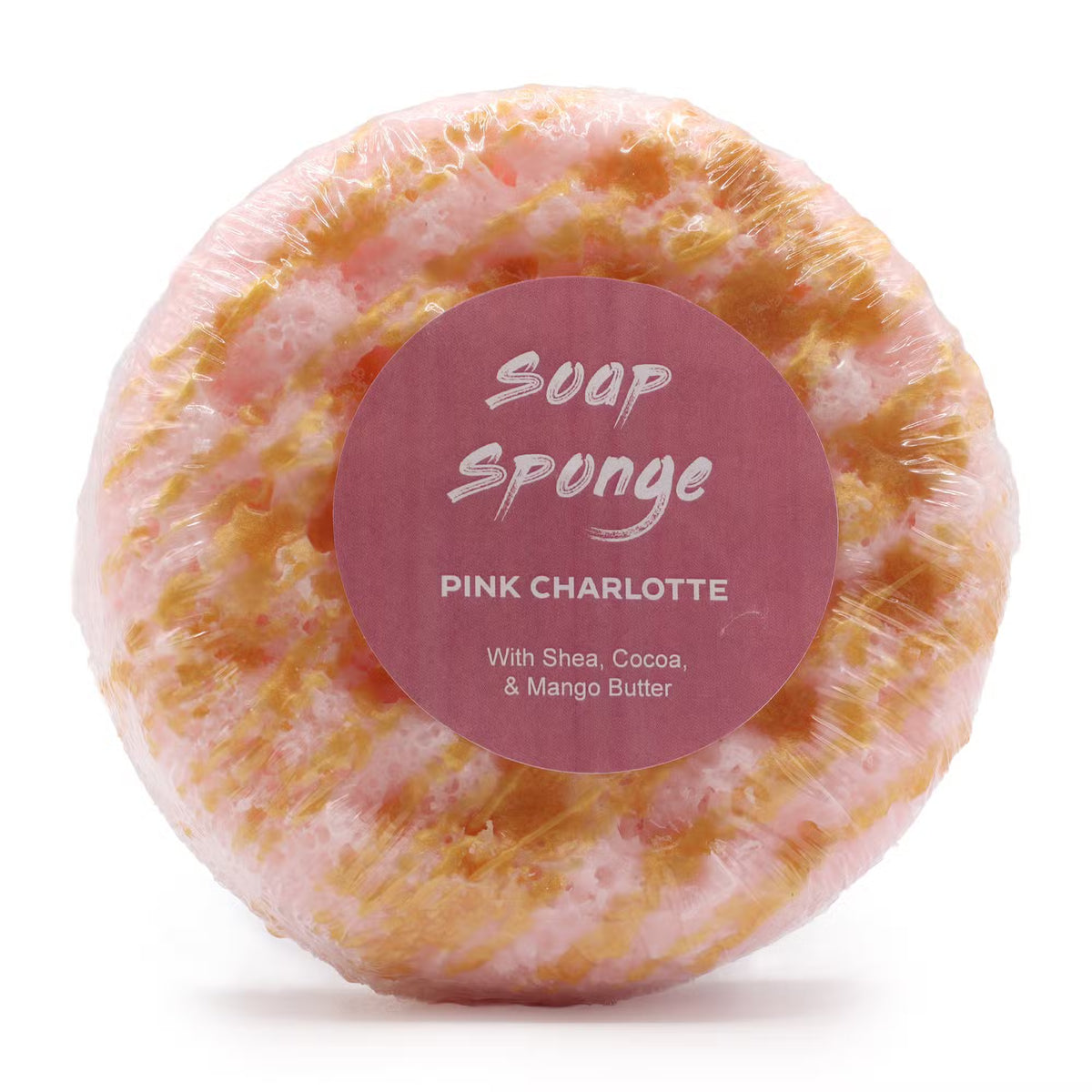 Pink Charlotte Triple Butter Soap Sponge