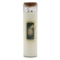 PROSPERITY Magic Spell Candle with Tiger Eye & Aventurine Gemstones & Lemon Honeysuckle
