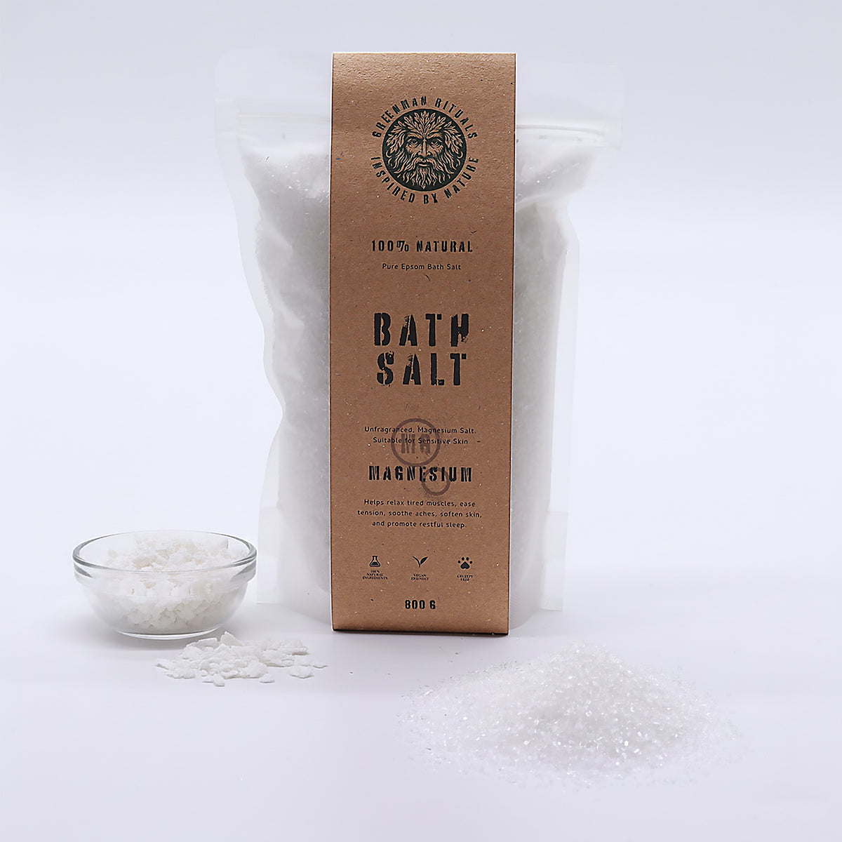Pure Epsom Bath Salts - Magnesium Sulphate 800g