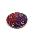 Soapstone Disc Incense Holder - Floral