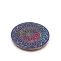 Soapstone Disc Incense Holder 8cm - Lotus in Lotus