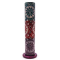 Soapstone Round Tower Incense Holder 25 x 7.5cm - Sun