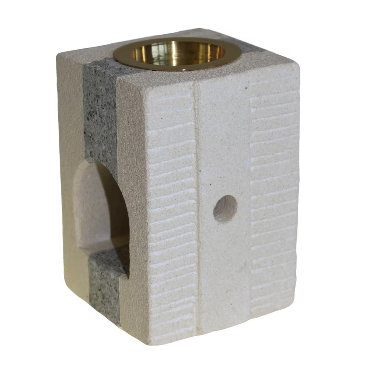 Stone Oil Burner 7 x 7 x 10cm - Square