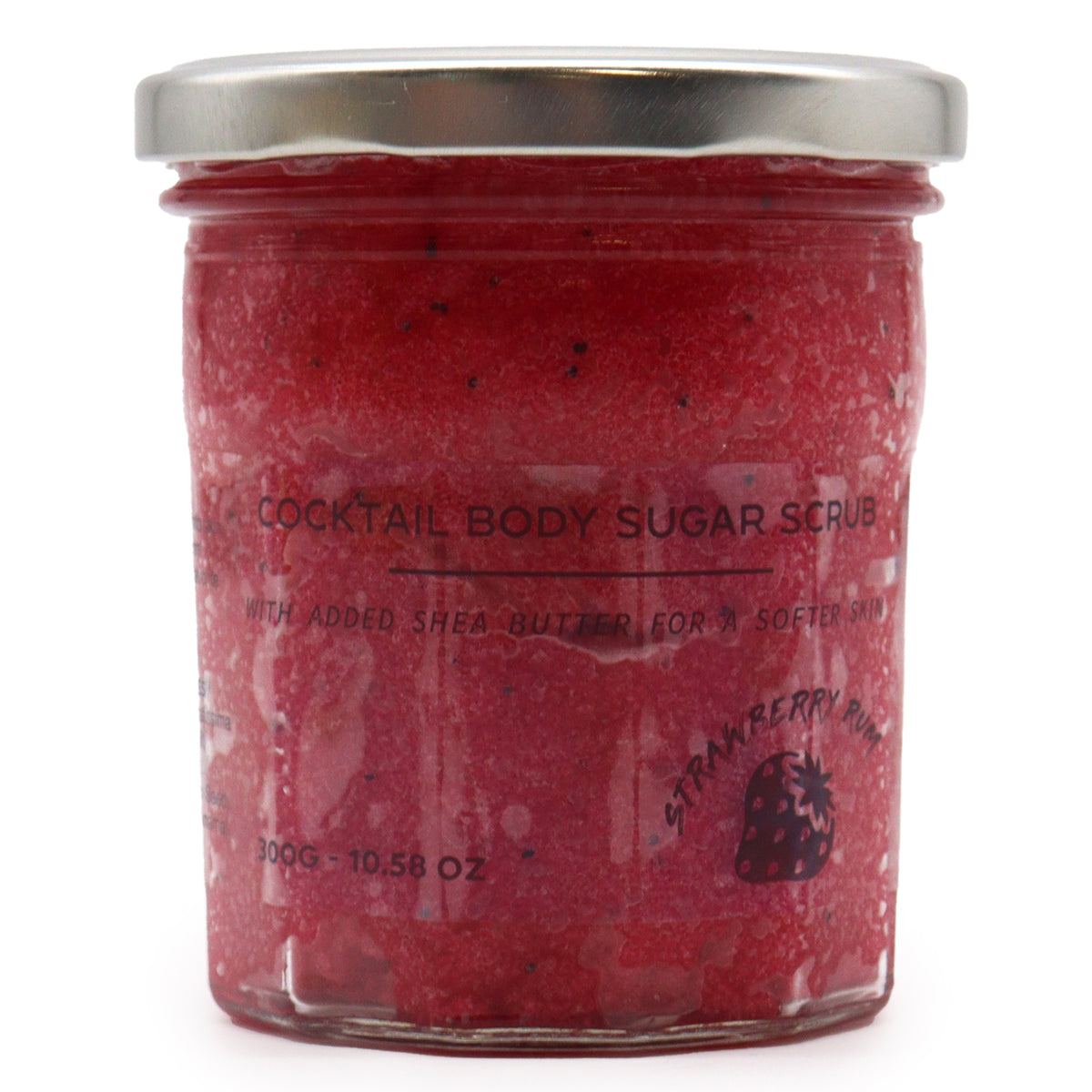 Strawberry Rum Body Sugar Scrub 300g