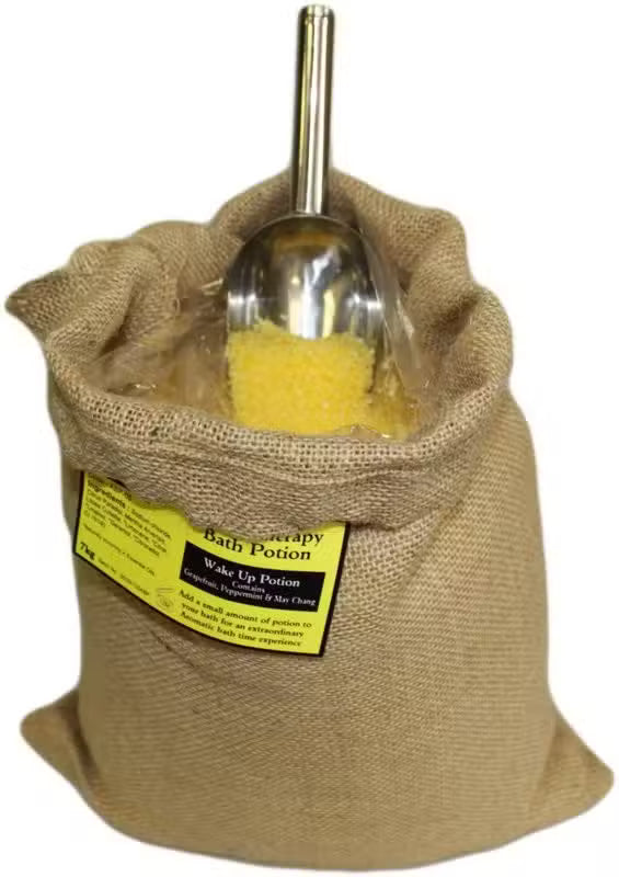 Grapefruit, Peppermint & May Chang 'WAKE UP' Bath Potion 7kg Hessian Sack