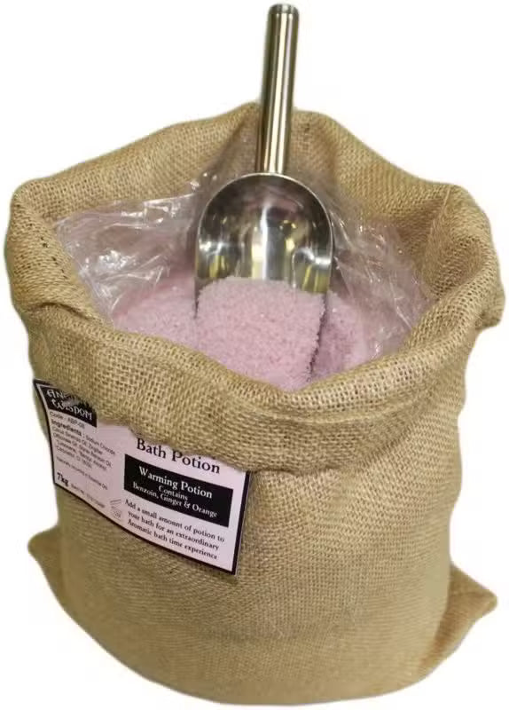 Benzoin, Ginger & Orange 'WARMING' Bath Potion 7kg Hessian Sack
