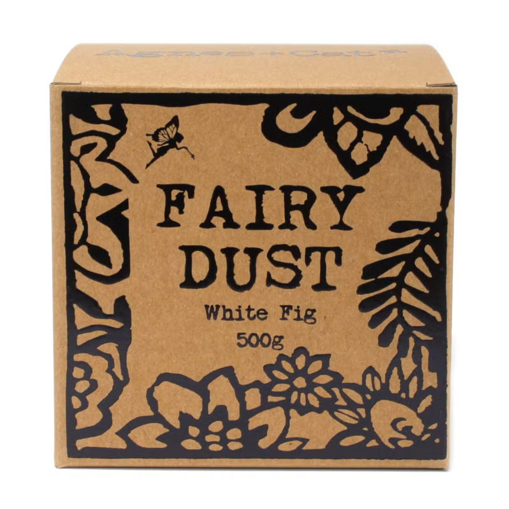 White Fig Fairy Dust - 500g Jar with Wooden Scoop